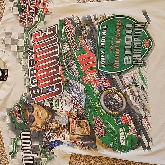 Vintage Bobby Labonte All Over Print T-shirt - Picture 2 of 7